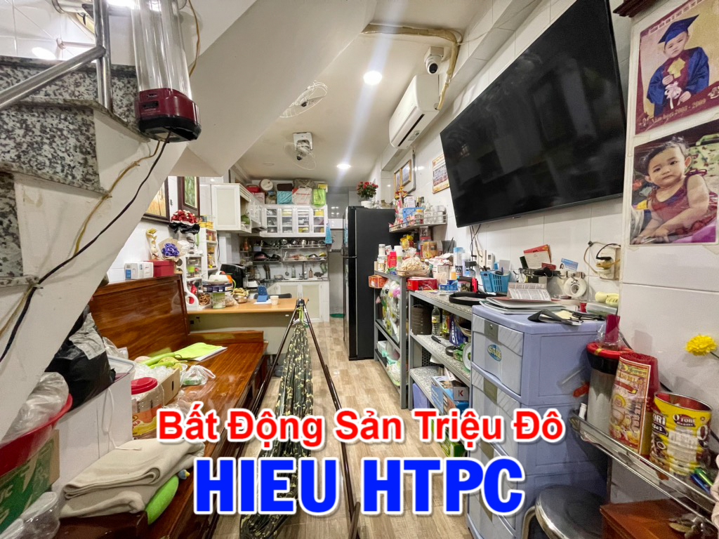 Bán nhà kế mặt tiền Lê Quang Định, hẻm rộng, nhà trệt, lửng và tum, giảm 200 triệu bán gấp chỉ còn 4.8 tỷ, 30 m2, Sàn 60 m2-3