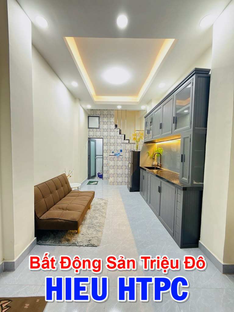 Nhà Lê Quang Định, Hẻm ô tô, 4 Tầng, Vị trí đẹp, thuận tiện di chuyển, chỉ 4.5 tỷ, 17 m2, sàn 68 m2-1