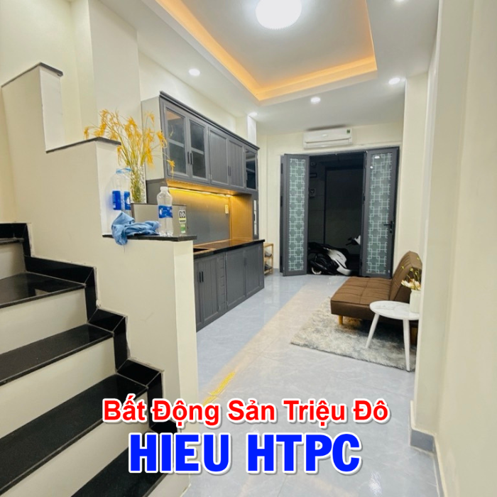 Nhà Lê Quang Định, Hẻm ô tô, 4 Tầng, Vị trí đẹp, thuận tiện di chuyển, chỉ 4.5 tỷ, 17 m2, sàn 68 m2