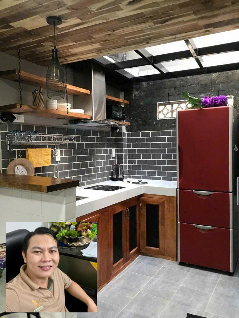 Nhà Nguyễn Cửu Vân, Không lộ giới, Full nội thất Nha Nguyen Cuu Van Khong lo gioi Full noi that 5